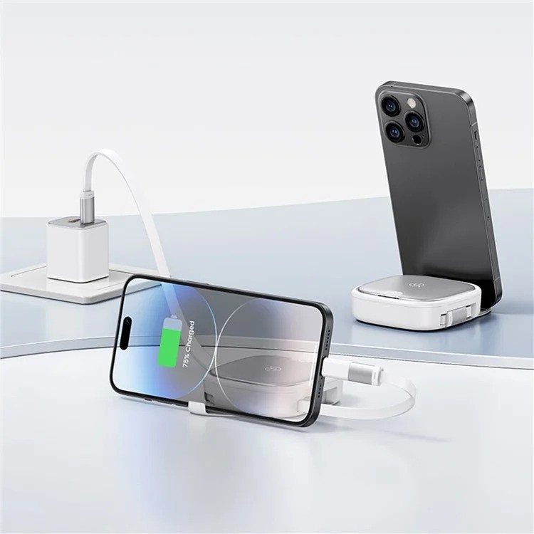 Picture of USAMS US-SJ650 U87 1m 60W USB / Type-C to Type-C / Micro / IP Fast Charging Cable with Storage Set Box -Black