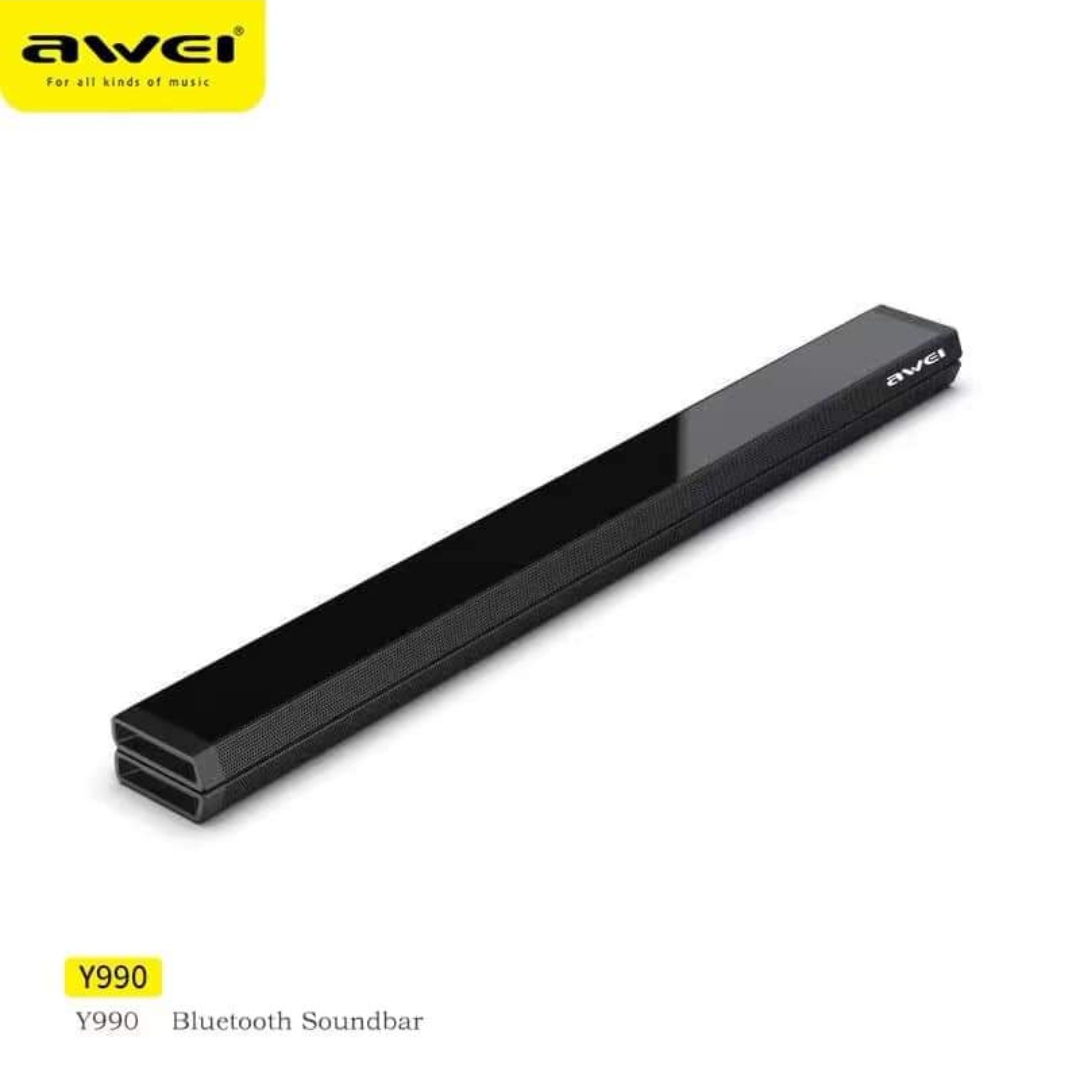 Picture of Awei Y990 100W Dual Speaker Home Theater Bluetooth Soundbar With Remote Control Multi-Function Buttons 3D Surround Stereo Bluetooth V5.0 Great Sound Quality