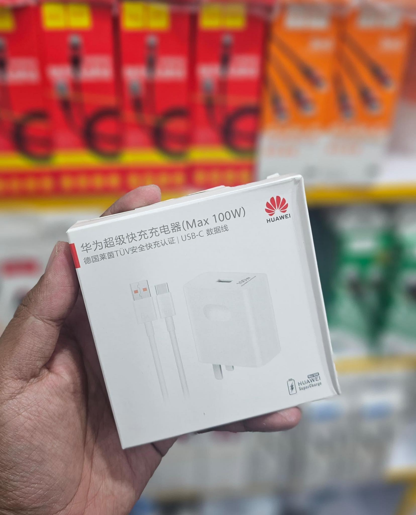 Picture of HONOR SUPER 100W Fast Charger & 6A USB Type C Cable Set Wall Charger For Xiaomi and Huawei Laptop