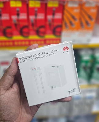 Picture of HONOR SUPER 100W Fast Charger & 6A USB Type C Cable Set Wall Charger For Xiaomi and Huawei Laptop