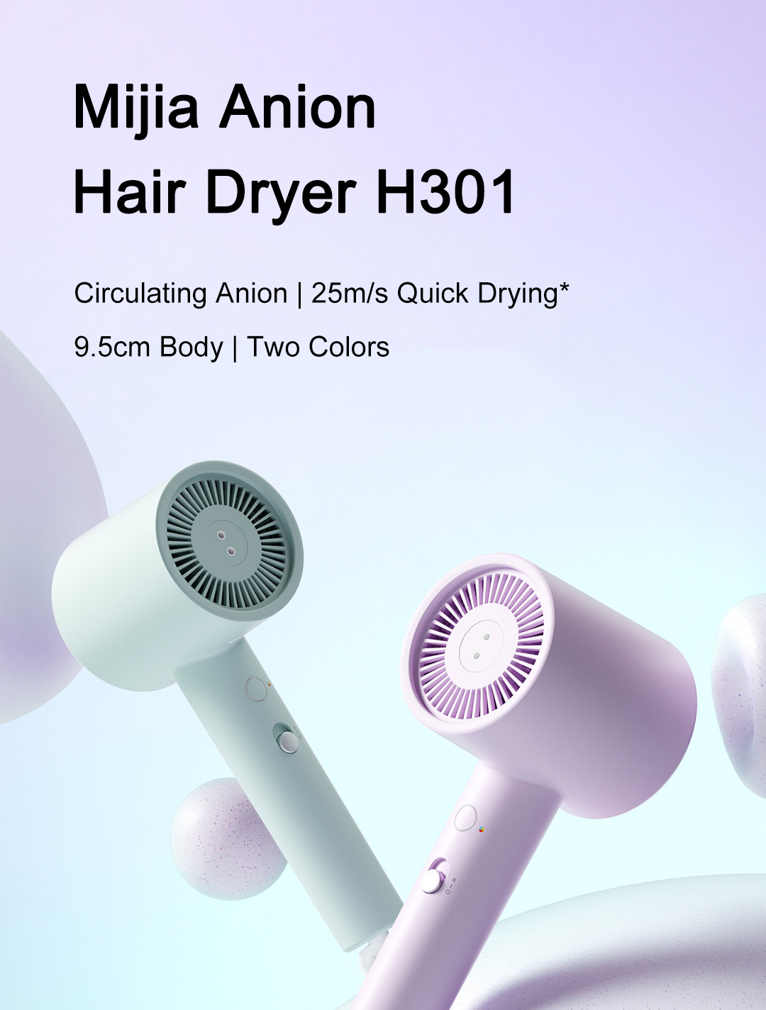 Picture of Xiaomi Mijia H301 Anion Hair Dryer