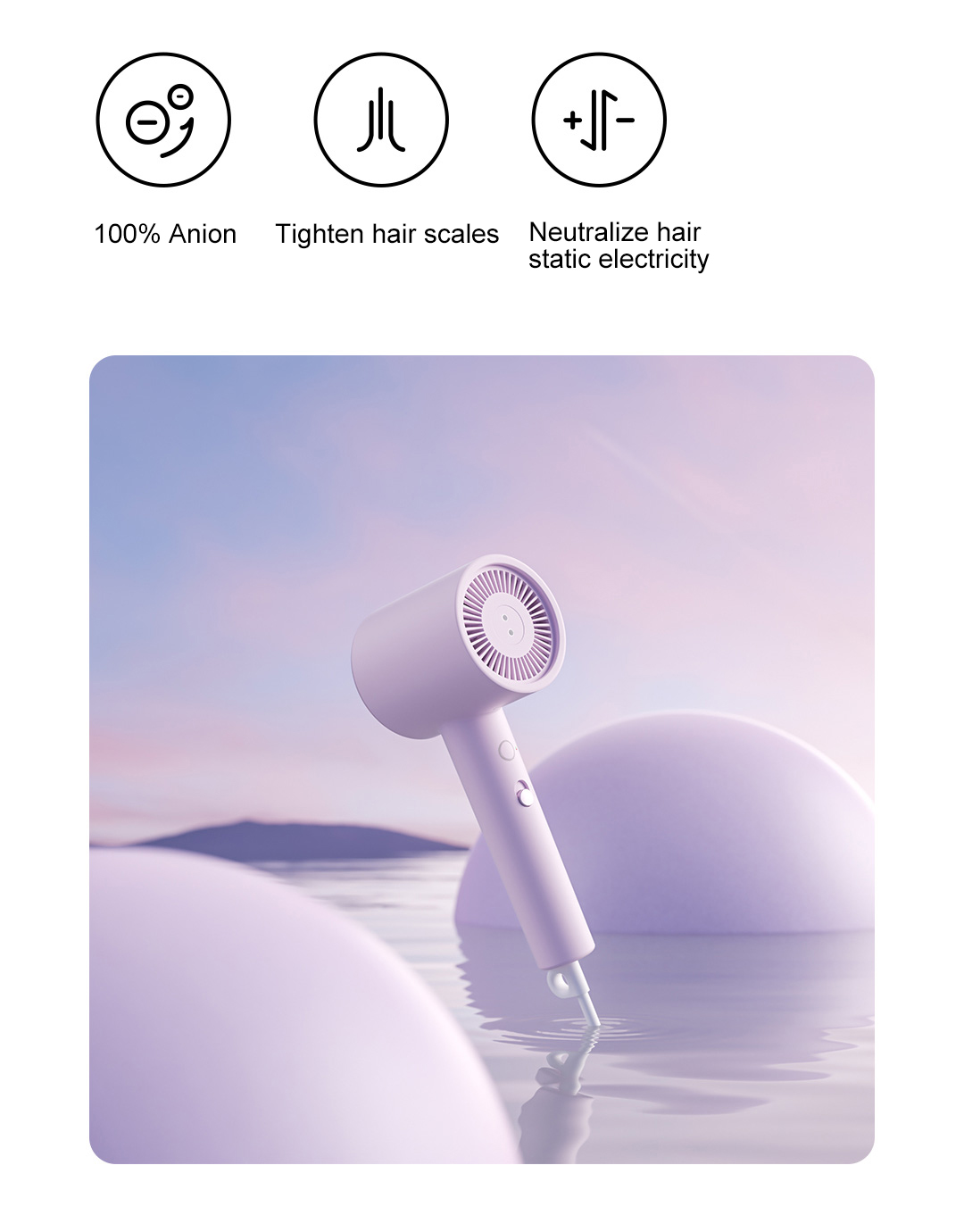 Picture of Xiaomi Mijia H301 Anion Hair Dryer