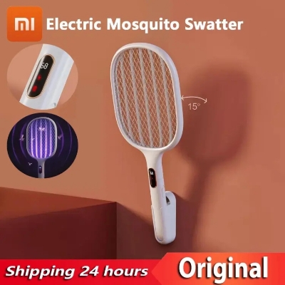 Picture of Xiaomi S1 Qualitell Smart Digital Display Electric Mosquito Swatter 2in1 Portable Type-C Charging Wall-mounted Mosquito Killer