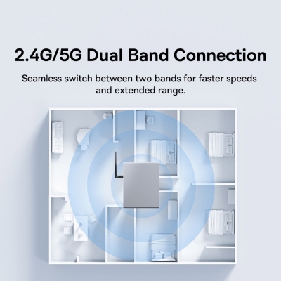Picture of Baseus Fast Joy Series 650Mbps WiFi Receiver External Antenna(Black)