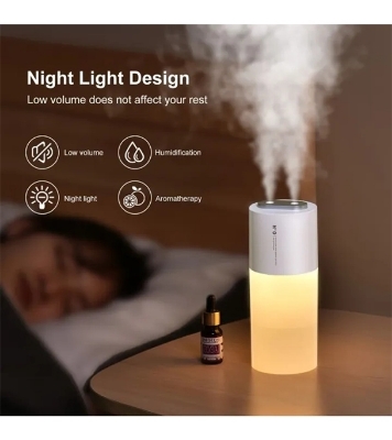 Picture of 300Ml Air Humidifier,Double Spray H2O Aromatherapy Electric Essential Aroma