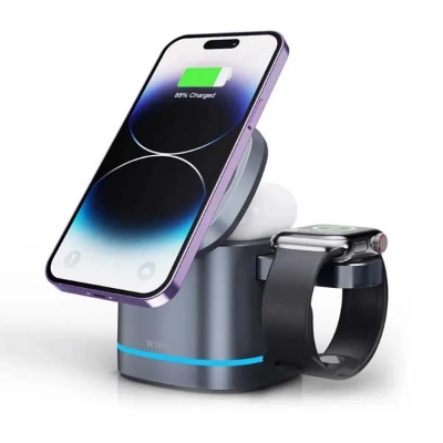 Picture of WiWU  Wi-W024 RUBIK’S CUBE 3 in 1 Wireless Charger