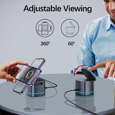 Picture of WiWU  Wi-W024 RUBIK’S CUBE 3 in 1 Wireless Charger
