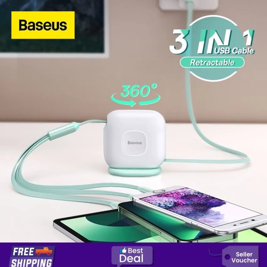 Picture of Baseus 100w Traction Series Retractable Desktop Organizer