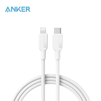 Picture of Anker 310 USB-C to Lightning Cable (3ft) - White