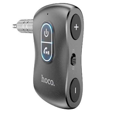 Picture of Hoco E73 Pro Journey AUX Bluetooth Audio Receiver/Transmitter Black