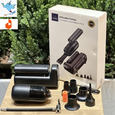 Picture of WiiWU 50W 5 in 1 Multifunctional Inflatable Pump and Vacuum Cleaner 13000Pa - Black