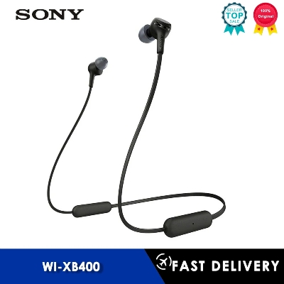 Picture of SONY Wi-Xb400 Wireless In-Ear Extra Bass Headphones with Bluetooth Quick Charge 12mm Drivers