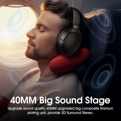 Picture of Qcy H2 Pro 43dB hybrid Active Noice Cancellation Overhead Headphones