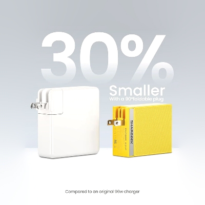 Picture of Shargeek 100W Pro GaN Charger with 3 Universal Travel Adapter Plugs