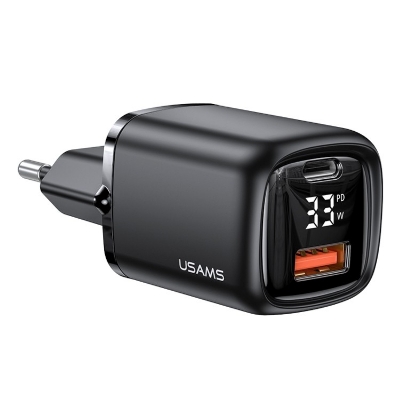 Picture of USAMS US-CC152 T46 33W PD+QC Digital Display Fast Charger (EU)