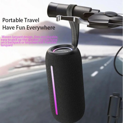 Picture of Awei Y788 Portable Outdoor Bluetooth Speakers With RGB Light Hifi Stereo Sound IPX5 Waterproof TWS Speakers