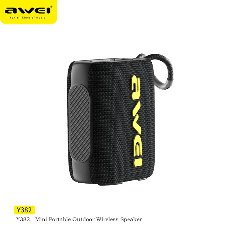 Picture of Awei Y382 TWS Wireless Bluetooth Speaker Super Clear Sound Long Life Battery Waterproof IPX7