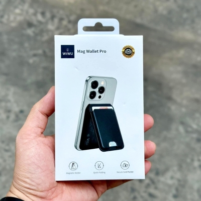 Picture of WiWU Mag Wallet Pro MW-003 PU Leather Card Holder and Stand