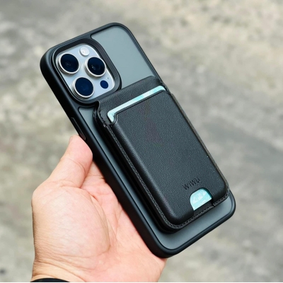 Picture of WiWU Mag Wallet Pro MW-003 PU Leather Card Holder and Stand