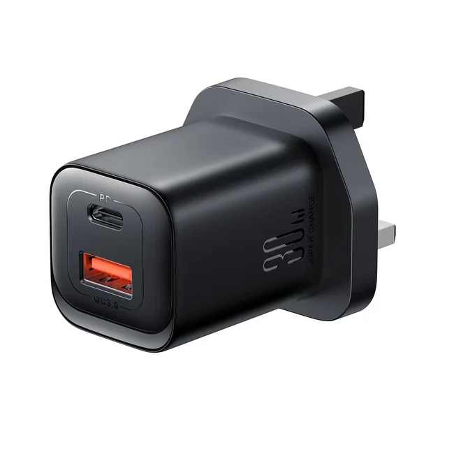Picture of Joyroom JR-TCF08UK | 30W PD Fast Charger | Dual Ports (Type-C & USB)
