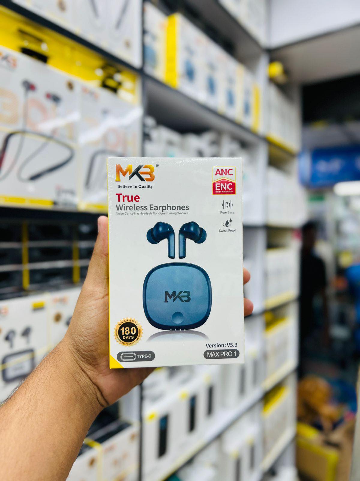 Picture of MKB Max Pro 1 ANC +ENC True Wireless Earphones