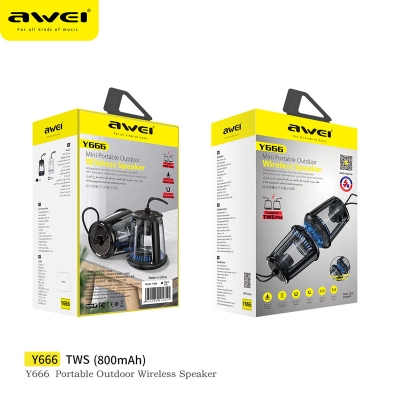Picture of AWEI Y666 Mini Portable Bluetooth Speaker