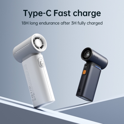 Picture of For JISULIFE Mini Portable Fan Life 9 With 5 Gears Strong Wind 3600mAh Handheld Small Fan USB Rechargeable Personal Fans