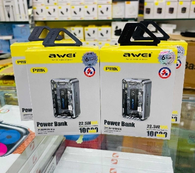 Picture of Awei P111K 10000mah 22.5w Transparent mechanical Fast Charging Powerbank