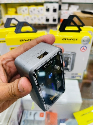 Picture of Awei P111K 10000mah 22.5w Transparent mechanical Fast Charging Powerbank