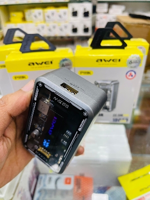 Picture of Awei P111K 10000mah 22.5w Transparent mechanical Fast Charging Powerbank