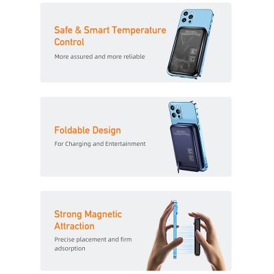 Picture of Awei P139K 10000mAh 15W Magnetic Wireless Charger Power Bank