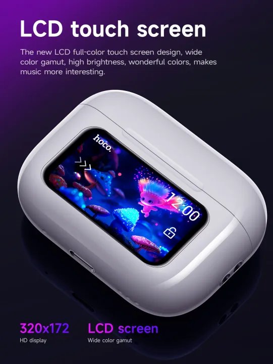 Picture of Hoco EW72 TWS Earbuds HD Display ANC
