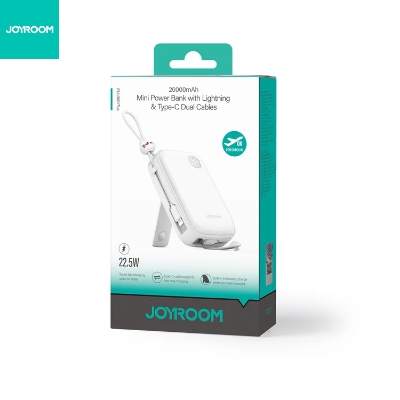Picture of Joyroom 22.5W Holder Power Bank 20000mAh Portable Fast Charging Powerbank With Type C. iphone Cable
