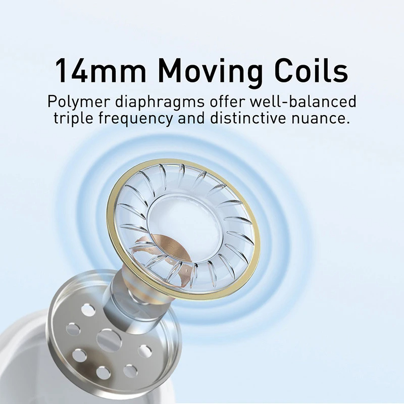 Picture of Baseus H17 3.5mm Wired Earphone with Microphone Wire-controlled in-ear Headphone