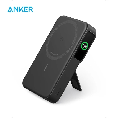 Picture of Anker MagGo Power Bank, Qi2 Certified 15W Ultra-Fast MagSafe-Compatible Portable Charger, 10,000mAh Battery Pack