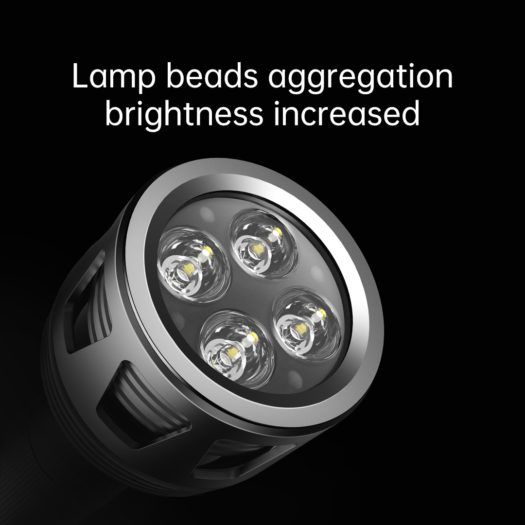 Picture of Nextool 10000mAh Rechargeable Flashlight 3600lm 450m 5 Modes IPX7 Waterproof LED Light