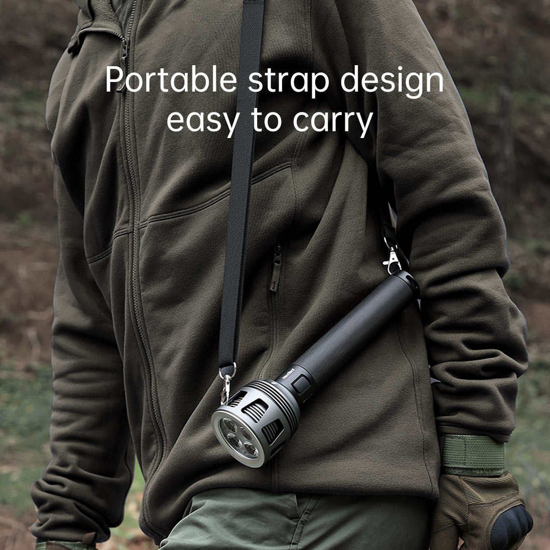 Picture of Nextool 10000mAh Rechargeable Flashlight 3600lm 450m 5 Modes IPX7 Waterproof LED Light