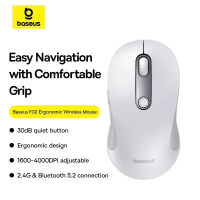 Picture of Baseus F02 Ergonomic Wireless Mouse（without Battery）