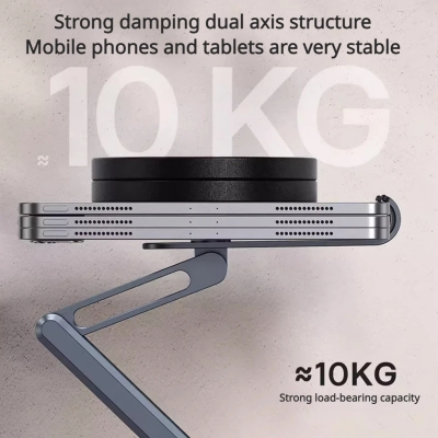 Picture of Baseus mobile phone holder aluminum alloy tablet holder adjustable folding laptop stand lifting for ipad iphone 13 12 samsung