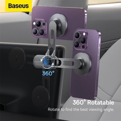 Picture of Baseus T-Space Series Folding Metal Car Mount Magnetic Phone Holder