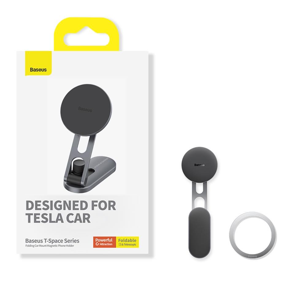 Picture of Baseus T-Space Series Folding Metal Car Mount Magnetic Phone Holder
