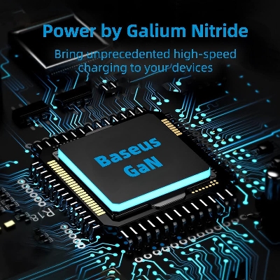 Picture of Baseus 65W GaN5 Pro Charger Quick Charge 4.0 3.0 Type C PD USB Charger Portable Fast Charger For Laptop iPhone 13 Pro Max Samsung Xiaomi