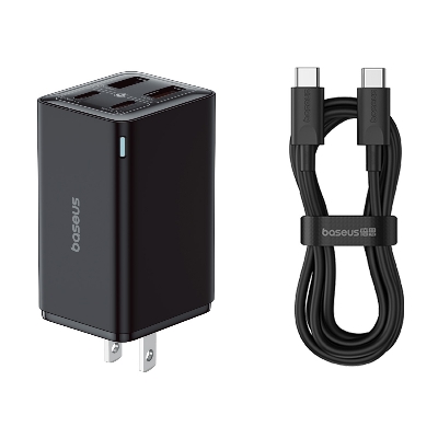 Picture of Baseus GaN6 Pro 100W 2 x USB-C Type-C + 2 x USB Fast Charger, US Plug