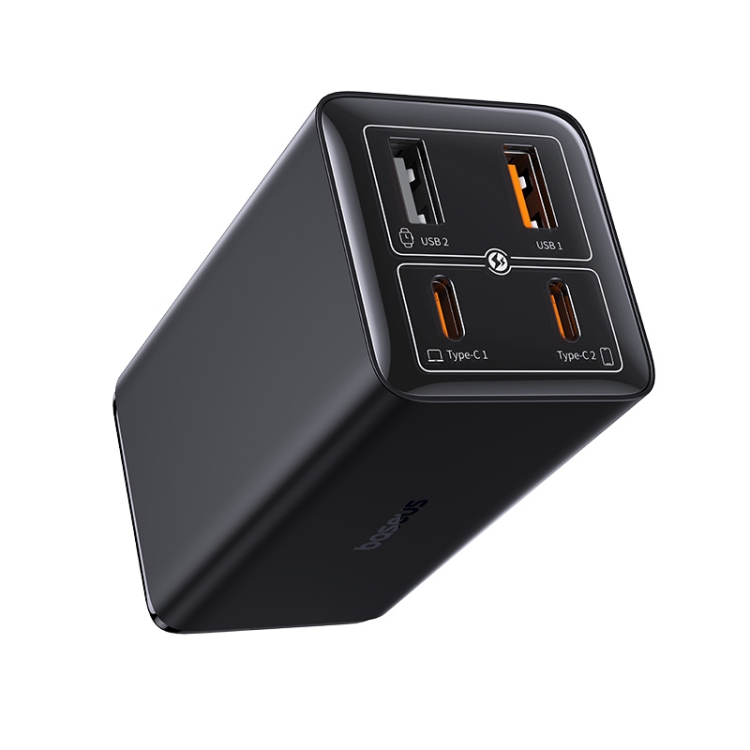 Picture of Baseus GaN6 Pro 100W 2 x USB-C Type-C + 2 x USB Fast Charger, US Plug