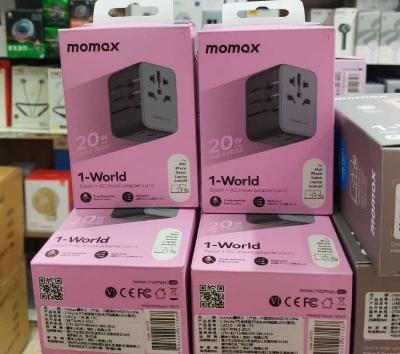 Picture of Momax 1-World 20W 3-Port+AC Travel Adapter UA11