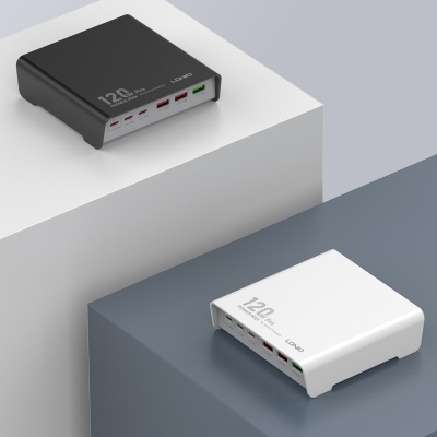 Picture of LDNIO Newest Q605 High Power Desktop Quick Mobile Charger up to 120w Support QC4.0+/PD3.0 fast charging