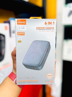 Picture of Ldnio Q4010 6in1 Multiport GaN Desktop Wireless Charger