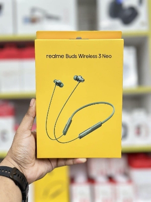 Picture of Realme Buds Wireless 3 Neo in Ear Bluetooth Neckband with 13.4 Mm Dynamic Bass Boost Driver,Upto 32 Hours Playback,Fast Charge,Ai Enc,45Ms Low Latency,Ip55 Dust&Water Resistannt&Bluetooth V 5.4