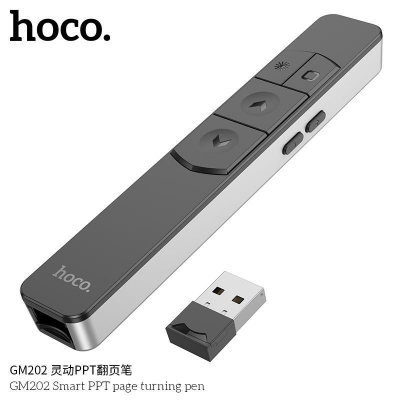 Picture of HOCO GM202 Laser Pointer Remote Control for PPT Presentation Slide Control Wireless 2.4G