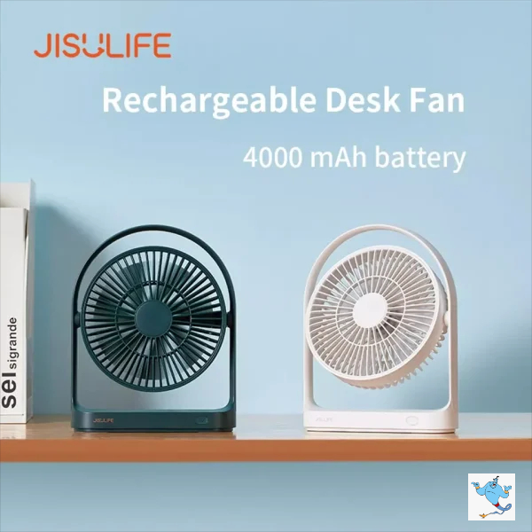 Picture of JISULIFE FA19 USB Portable Desk Fan 4000mAH Battery